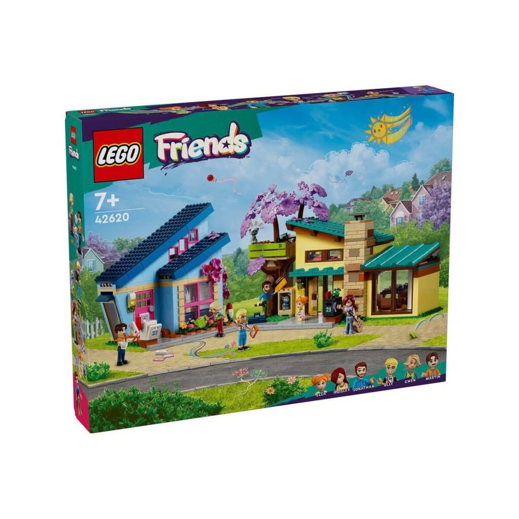 Nessiworld 42620 LEGO® Friends Olly ve Paisley'nin Aile Evleri 1126 parça +7 yaş