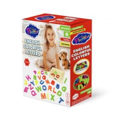 Nessiworld  PlayWood Ahşap Kasalı Renkli Harfler 33 Parça 402