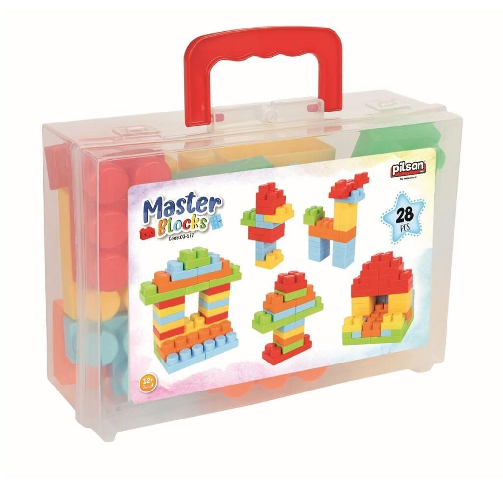 Nessiworld  03 577 Master Bloklar 28 Parça Çantalı -Pilsan Oyuncak
