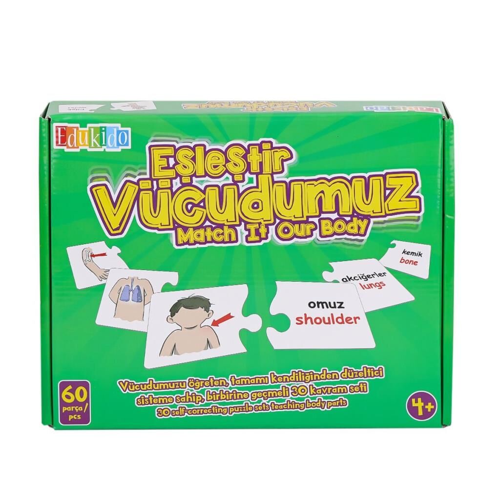 Nessiworld EDU-1008 Eşleştir Vücudumuz -Chiva