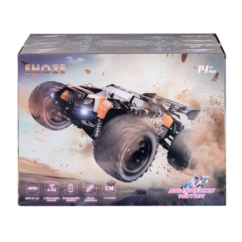 Nessiworld  001E Kumandalı 4x4 Fırçası Motor 1:14 Gaser Arazi Aracı -Gepettoys