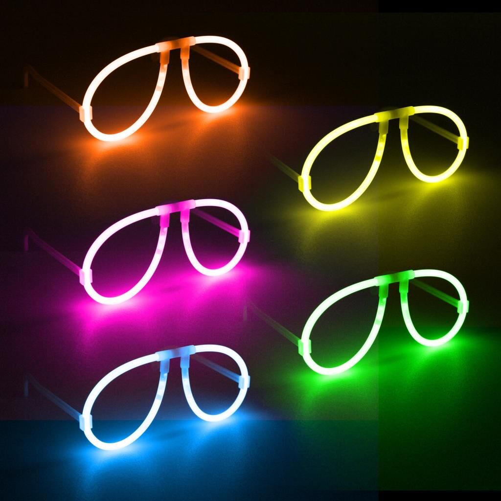 Nessiworld  Neon Glow Fosfor Gözlük – Festival & Parti (12&#39;li Set)