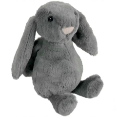 Nessi World Uyku Arkadaşı Tavşan Peluş Gri 34 cm