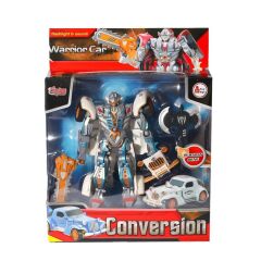 Nessiworld HW-668-1-2 Işıklı Dönüşebilen Robot Araba -Vardem
