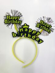 Nessiworld Happy Birthday Neon Renk Doğum Günü Tacı 12 Adet