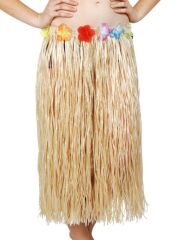 Nessiworld  Hawaii Tarzı Hula Eteği – 60 cm Hasır Naturel Etek