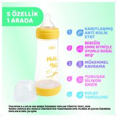 Nessiworld Chicco Perfect 5 Antikolik Biberon PP 300 ml Boy