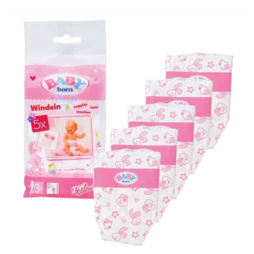 Nessiworld 826508 Baby Born 5li Bebek Bezi (Oyuncak bebek için)