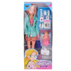 Nessiworld  WG-115225A Aksesuarlı Doktor Bebek 29 cm -Vardem