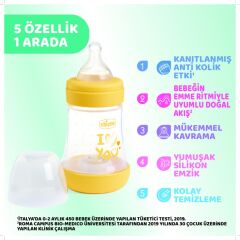 Nessiworld  Chicco Perfect 5 Antikolik Biberon PP 150 ml Boy