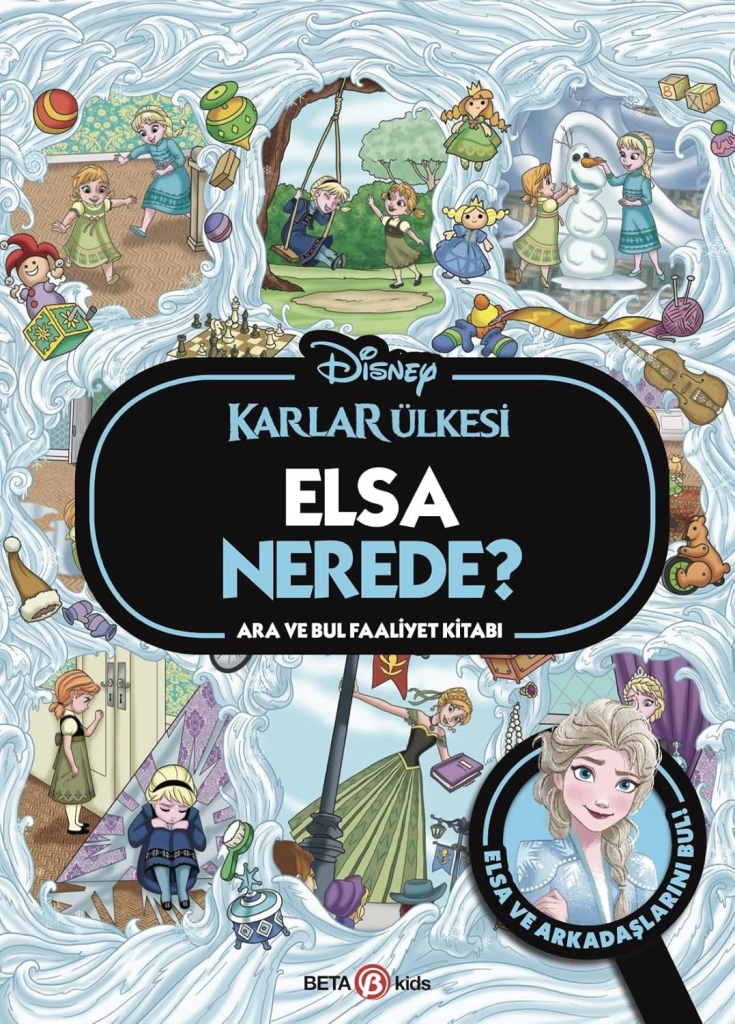 Nessiworld Disney Karlar Ülkesi Elsa Nerede? Ara ve Bul Faaliyet Kitabı