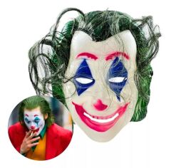 Nessiworld  Joaquin Phoenix Joker Maskesi Yeşil Saçlı