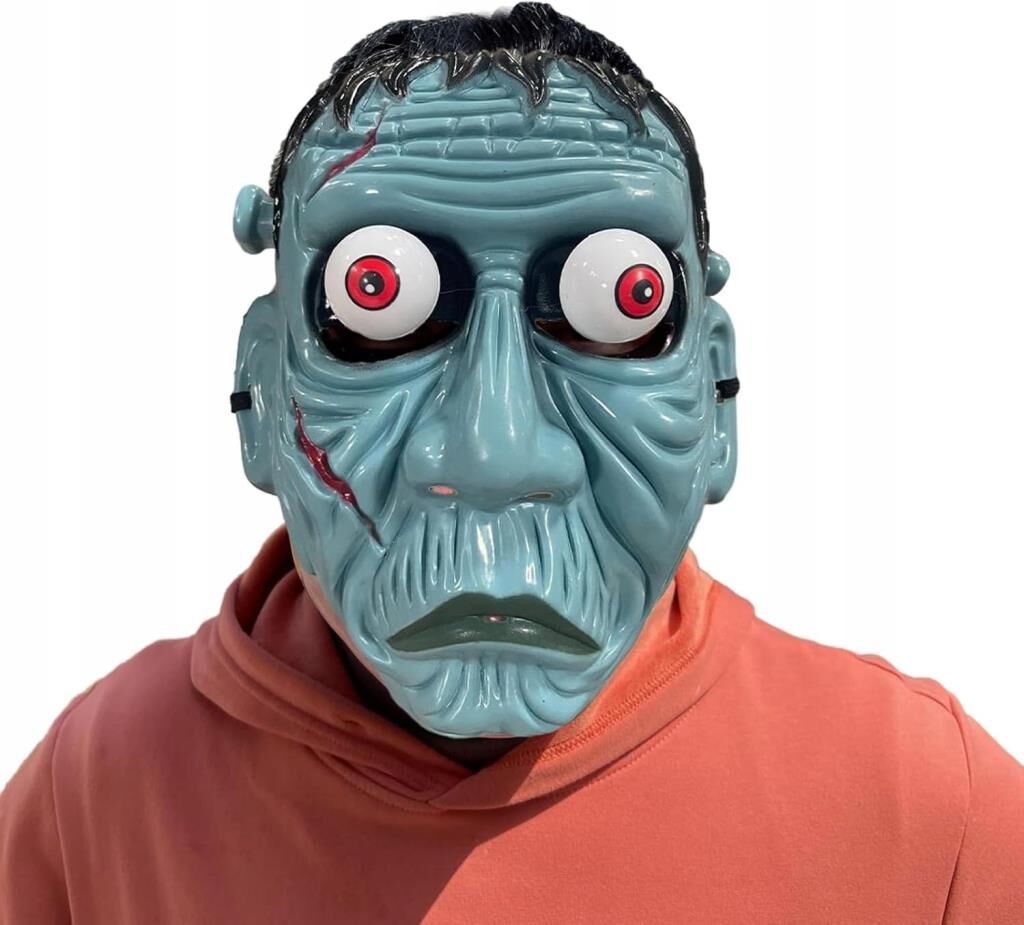 Nessiworld  Frankenstein Temalı Sallanan Oynar Gözlü Maske