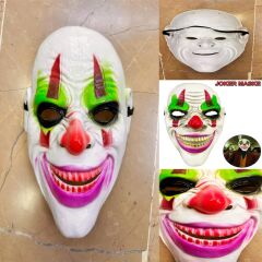 Nessiworld  Delirten Gülüş Psikopat Palyaço Temalı Joker Maskesi