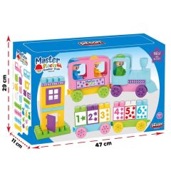 Nessiworld 03 605 Master Blok Rakamlı Tren -Pilsan Oyuncak