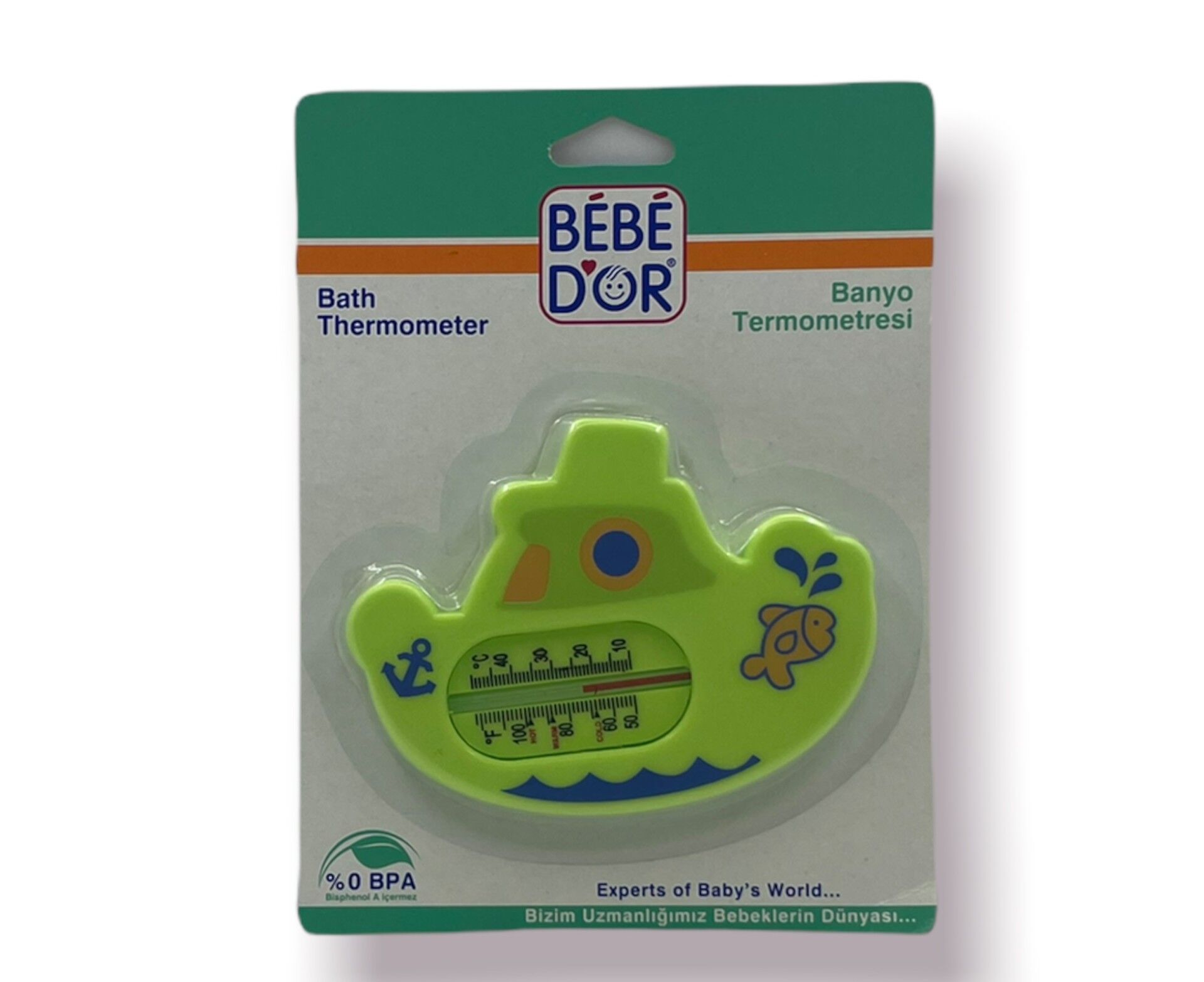 Bebedor Banyo Termometresi - Yeşil