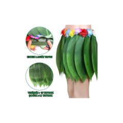 Nessiworld  Tropikal Esintili Hawaii Yapraklı Parti Eteği Çocuk Boy