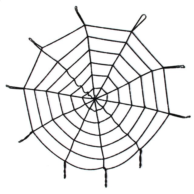 Nessiworld Halloween Cadılar Bayramı Örümcek Ağ Dekor Siyah 1.5 Metre