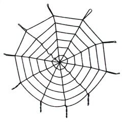 Nessiworld Halloween Cadılar Bayramı Örümcek Ağ Dekor Siyah 1.5 Metre