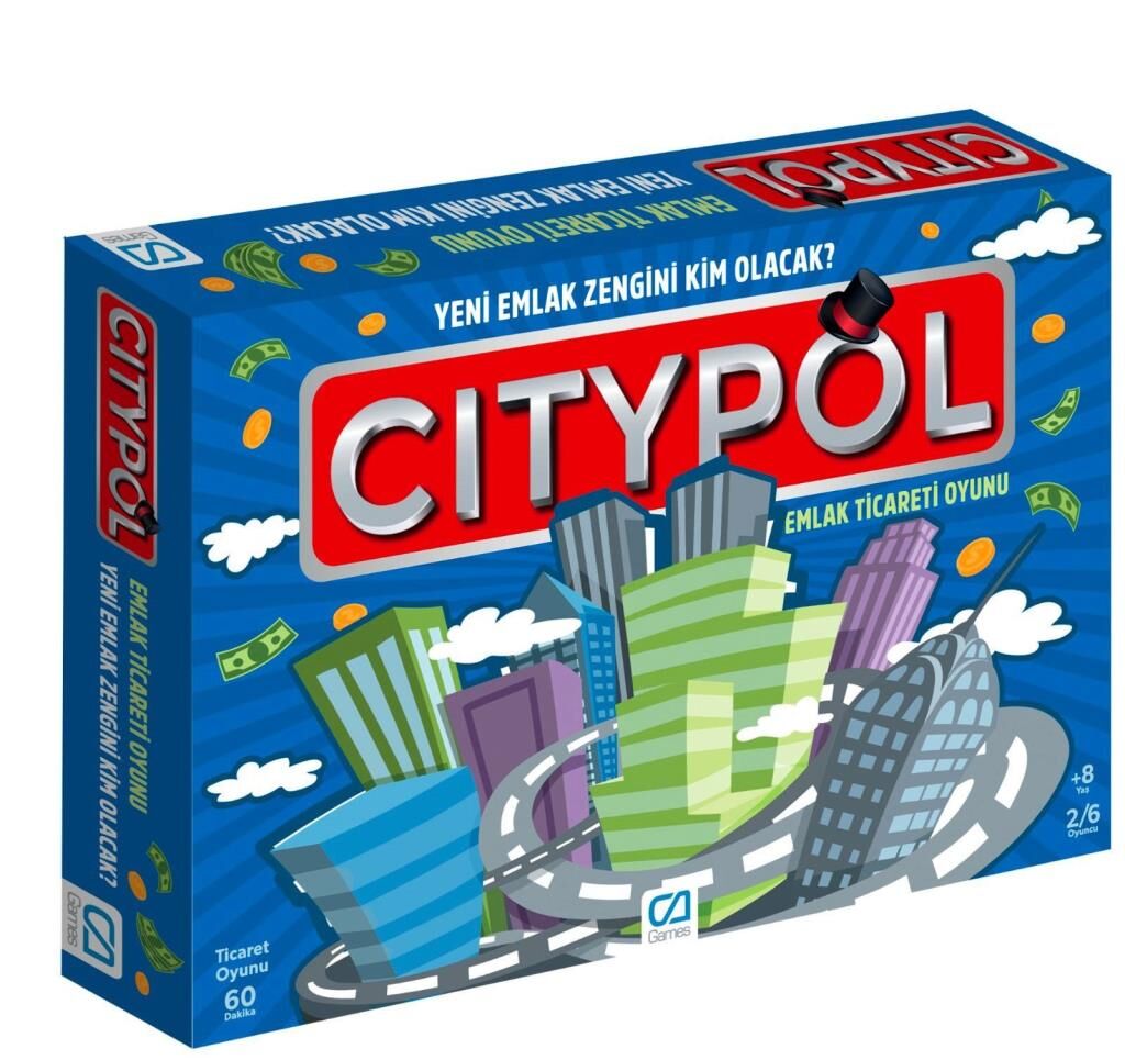 Nessi World CAOYN-5221 Citypol Emlak Ticaret Oyunu -CA Games