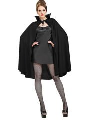 NessiWorld Siyah Renk Yakalı Halloween Pelerini 90 cm