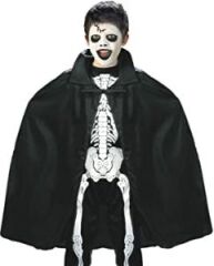 NessiWorld Siyah Renk Yakalı Halloween Pelerini 90 cm