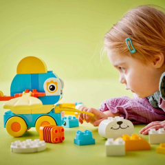 Nessiworld LEGO DUPLO Kasabası 3’ü 1 Arada Tekerlekli Hayvanlar 10448