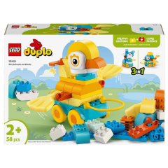 Nessiworld LEGO DUPLO Kasabası 3’ü 1 Arada Tekerlekli Hayvanlar 10448