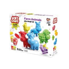 Nessiworld  03993 Art Craft Çiftlik Hayvanları Hamur Set 168 Gr -Fentoys