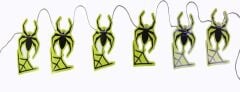 NessiWorld Örümcek Şekilli Asmalı Halloween Flama Banner Afiş 2 Metre