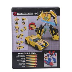 Nessiworld LJ1651 Metal Gövdeli Dönüşebilen Robot -Gepettoys