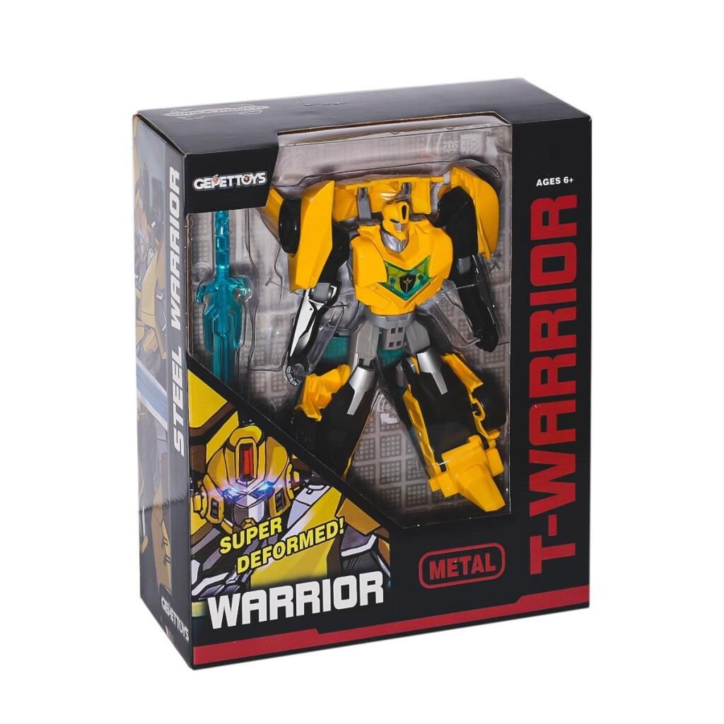 Nessiworld LJ1651 Metal Gövdeli Dönüşebilen Robot -Gepettoys