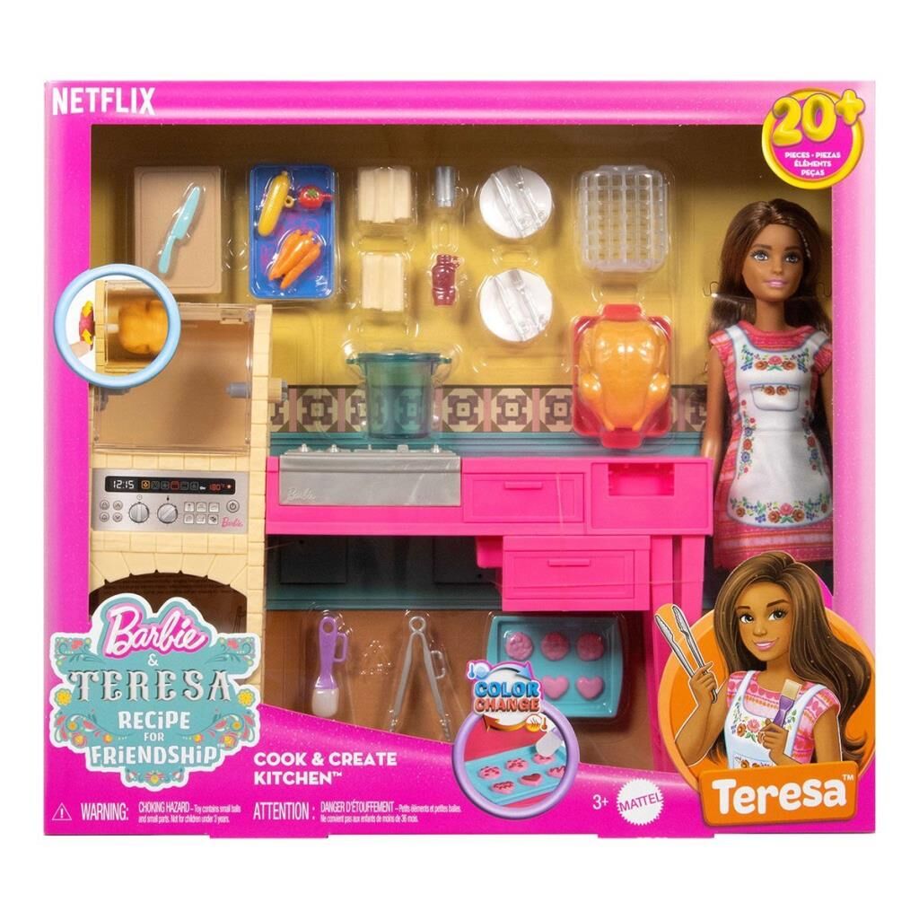 Nessiworld  JCT06 Teresa ve Mutfağı Oyun Seti - Barbie and Teresa Recipe for Friendship