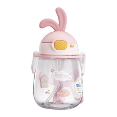 Nessiworld Shotay Kulaklı Tritan Pipetli Askılı Matara 600 ml