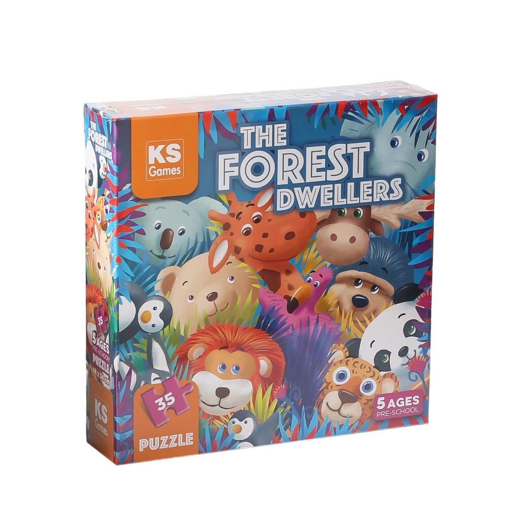 Nessiworld  PRS 32713 The Forest Dwellers 35 Parça Puzzle -KS Puzzle