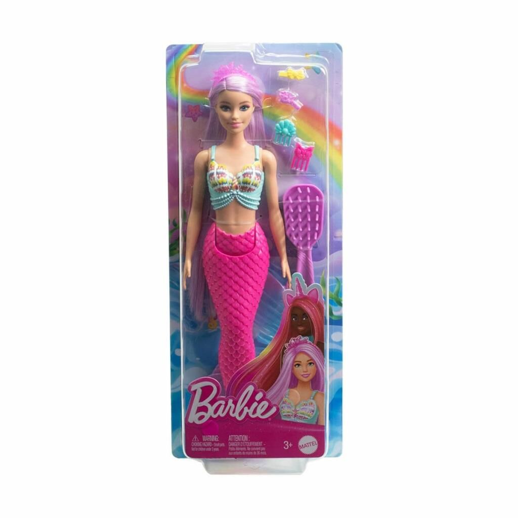 Nessiworld  HRR00 Barbie Uzun Saçlı Muhteşem Deniz Kızı