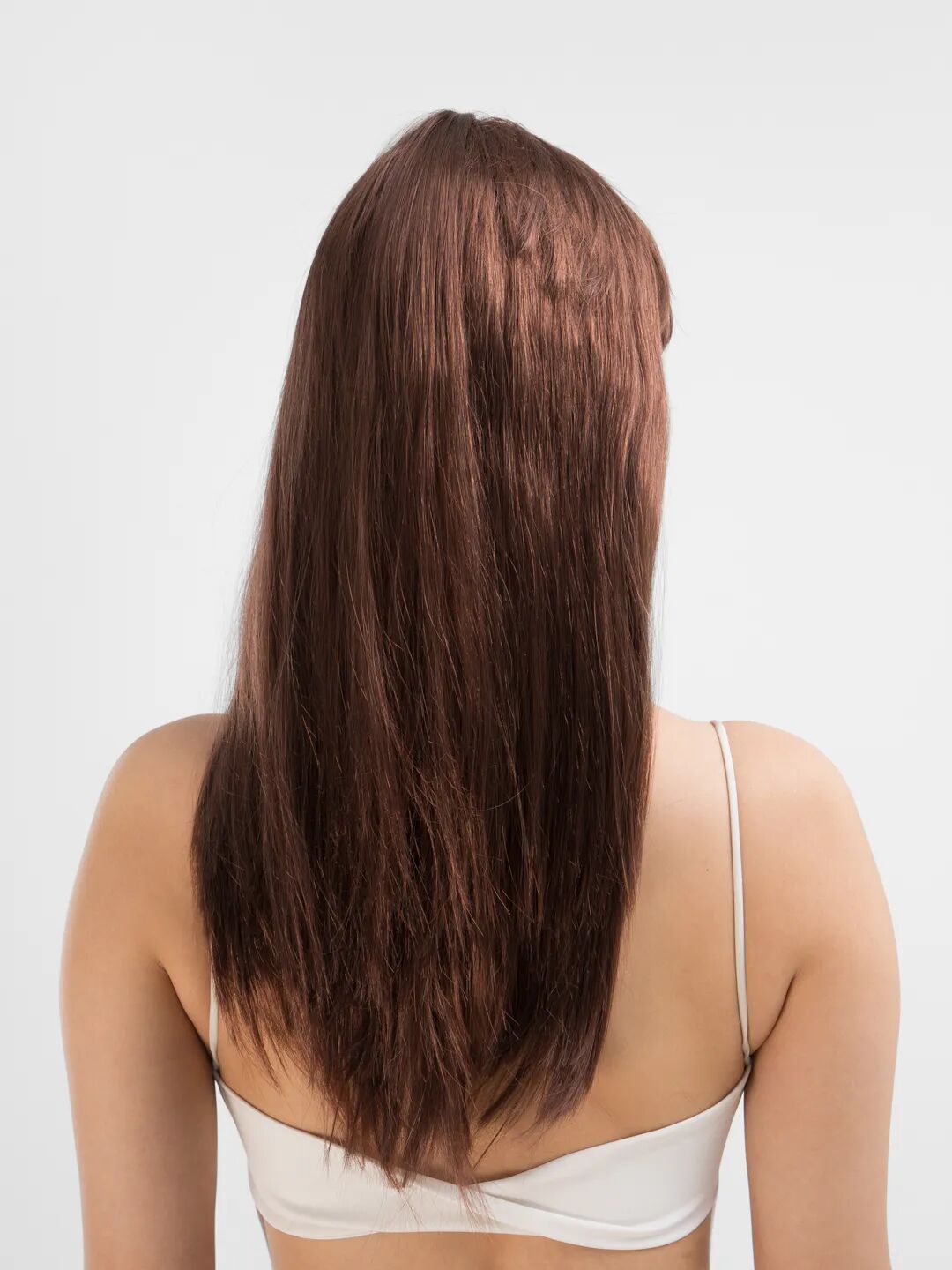 Nessiworld Kahve Renk Uzun Düz Parti Peruğu - Uzun Kahverengi Peruk