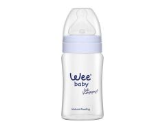 Wee Baby Isıya Dayanıklı Gaz Önleyici Geniş Ağızlı Biberon 250ml