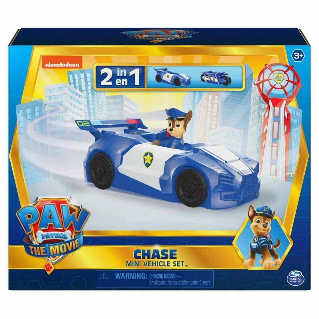 Nessiworld  1033536 PAW Patrol Chasein araç seti 2si1arada 1 figür+2 araç