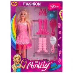 Nessiworld Anlily Fashion Star Kutulu Aksesuarlı Bebek