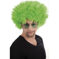 Nessiworld  Yeşil Renk Kıvırcık Afro Bonus Peruk
