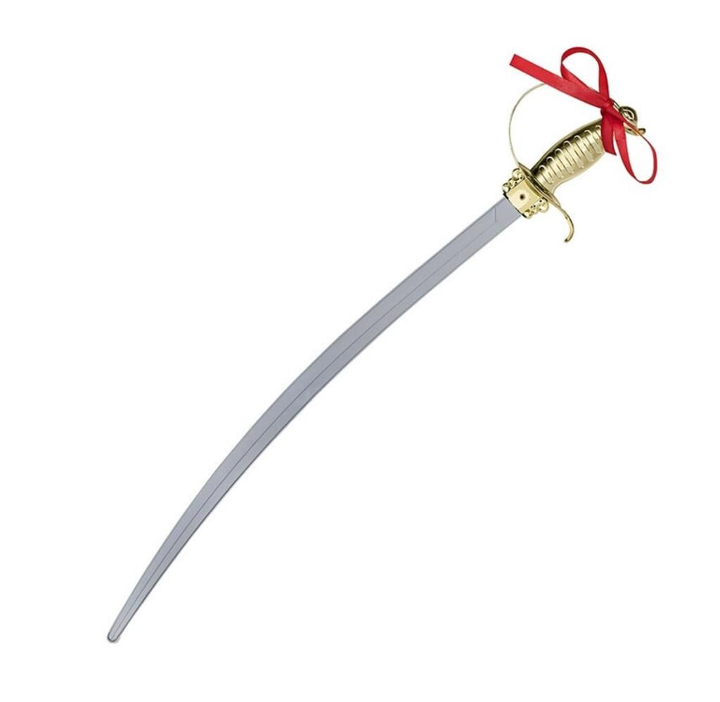 Nessiworld  Altın Renk Kabzalı Zararsız Oyuncak Şövalye Kılıcı – 68 cm (Plastik)
