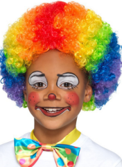 Nessiworld Rengarenk Kıvırcık Afro Peruk Bonus Saç 120 Gr