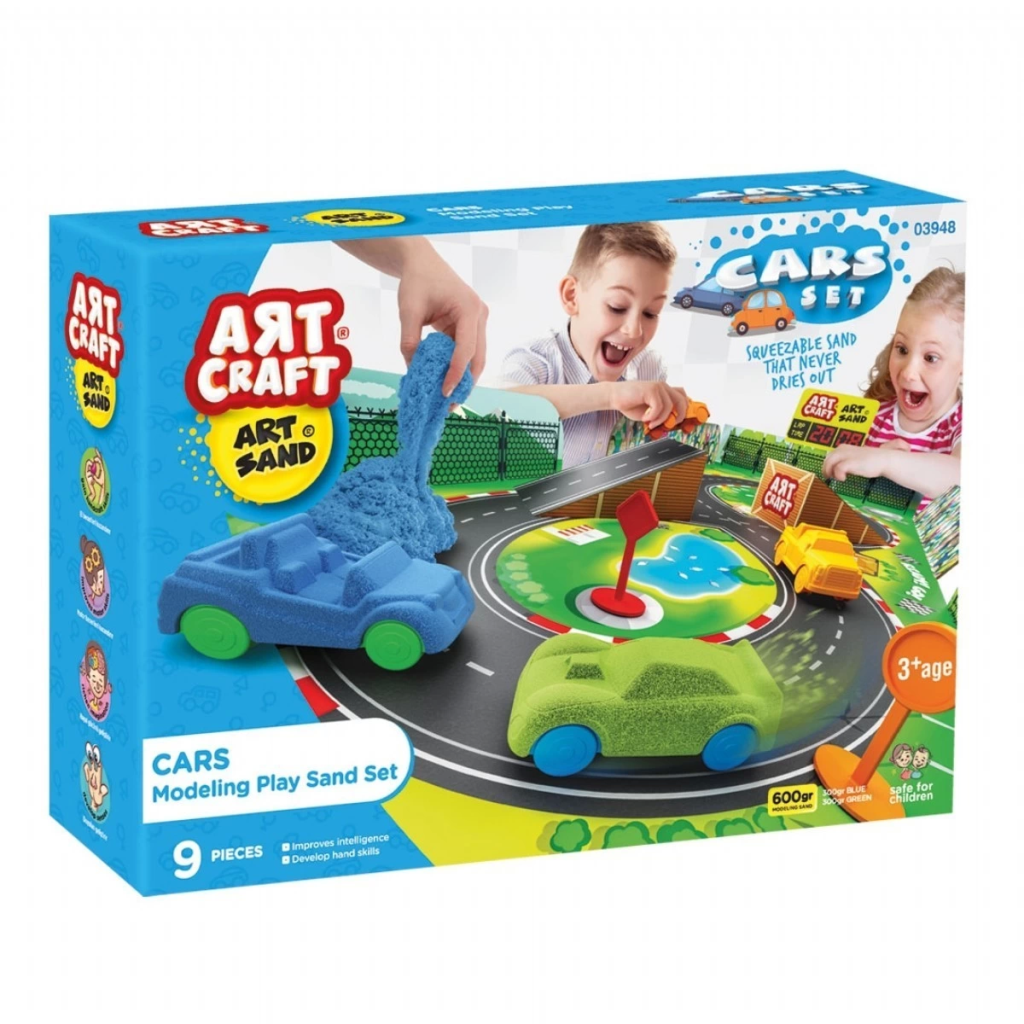 Nessiworld Art Craft Art Sand Arabalar Kum Seti 03948