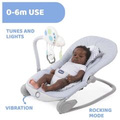 Chicco Balloon Bouncer Ev Tipi Titreşimli Ana Kucağı - Mavi