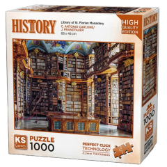 Nessiworld  KS Games Library of St. Florian Monastery Puzzle 1000 Parça 20801