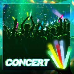 Nessiworld  Karanlıkta Yanan Asılabilir ip Aparatlı Glow Stick Kolye Glow Stick Lamba 6 Adet 6 Renk 15 cm