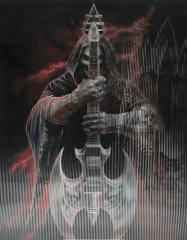 Nessiworld 5D Elmas Boyama 3 Farklı Resim Değişenli Kuru Kafa Tablosu 30x40 cm