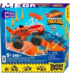 Nessiworld HKF88 MEGA™ Hot Wheels® Smash n Crash Tiger Shark Çarpışma Seti 245 parça +5 yaş