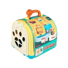 Nessiworld  JND-3615 Taşıma Çantalı Hareketli Pilli Köpek Set (Pet Shop) -Vardem Oyuncak
